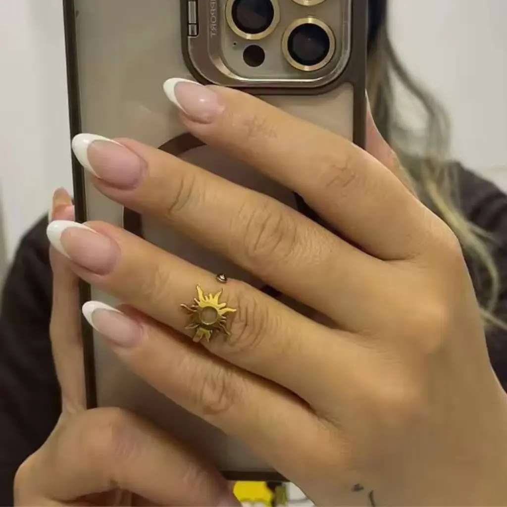 Anel Summer Dourado Com Zircônia