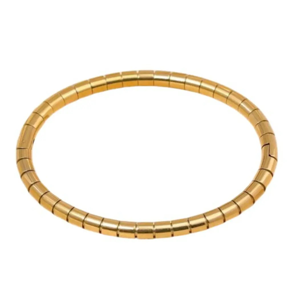 Bracelete Tubular Dourado