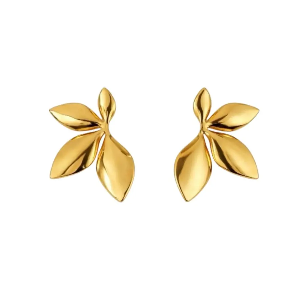 Brinco Flor Dourado